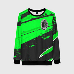 Свитшот женский AC Milan sport green, цвет: 3D-черный