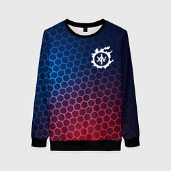 Женский свитшот Final Fantasy неоновые соты