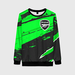 Свитшот женский Arsenal sport green, цвет: 3D-черный