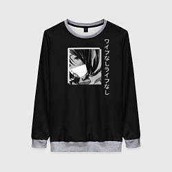 Свитшот женский Aesthetic anime waifu, цвет: 3D-меланж