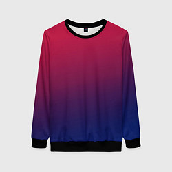 Женский свитшот Gradient red-blue