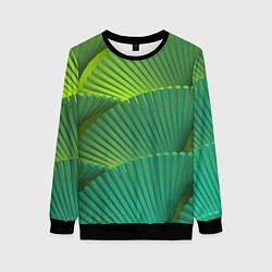 Женский свитшот Объемные веерные столбики