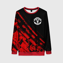 Женский свитшот Manchester United sport grunge
