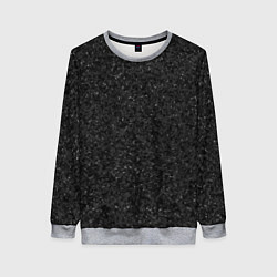 Свитшот женский Текстура мокрый асфальт тёмный серый, цвет: 3D-меланж