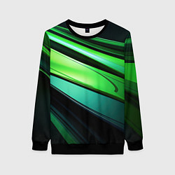 Женский свитшот Абстрактные геометрические плавные линии минимализ