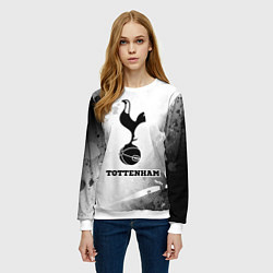 Свитшот женский Tottenham sport на светлом фоне, цвет: 3D-белый — фото 2