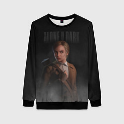 Свитшот женский Alone in the dark - Emily Hartwood, цвет: 3D-черный