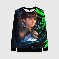 Свитшот женский Stellar Blade Ева, цвет: 3D-черный