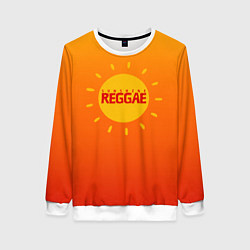 Женский свитшот Orange sunshine reggae