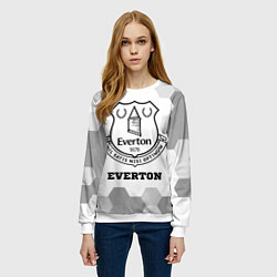 Свитшот женский Everton sport на светлом фоне, цвет: 3D-белый — фото 2