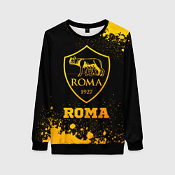 Свитшот женский Roma - gold gradient, цвет: 3D-черный