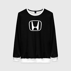 Свитшот женский Honda white logo, цвет: 3D-белый