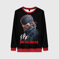 Свитшот женский Веном Снейк из игры Metal gear, цвет: 3D-красный