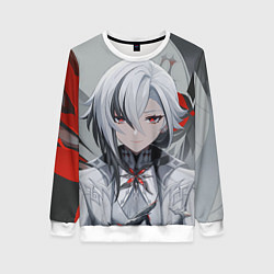 Свитшот женский Arlecchino Genshin Impact, цвет: 3D-белый