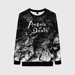 Женский свитшот Angels of Death black graphite