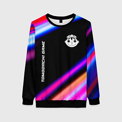 Свитшот женский Tomodachi Game speed anime lights, цвет: 3D-черный