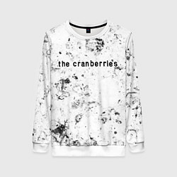 Свитшот женский The Cranberries dirty ice, цвет: 3D-белый