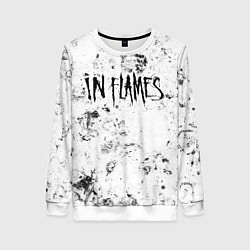 Свитшот женский In Flames dirty ice, цвет: 3D-белый
