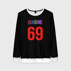 Женский свитшот 6ix9ine logo