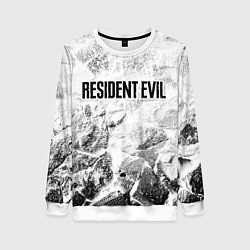Свитшот женский Resident Evil white graphite, цвет: 3D-белый