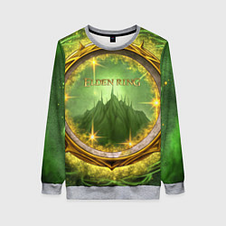 Свитшот женский Elden Ring logo, цвет: 3D-меланж