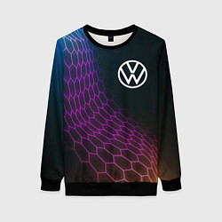 Женский свитшот Volkswagen neon hexagon