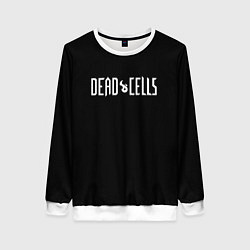 Свитшот женский Dead Cells logo white, цвет: 3D-белый