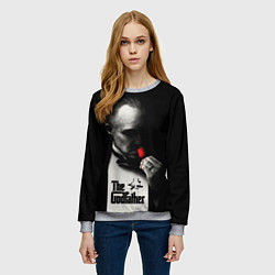 Свитшот женский The Godfather - Don Vito, цвет: 3D-меланж — фото 2