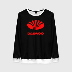 Женский свитшот Daewoo red logo