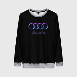 Женский свитшот Audi neon logo