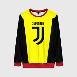 Свитшот женский Juventus sport geometry yellow, цвет: 3D-красный