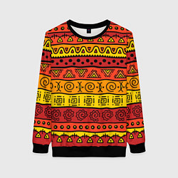 Женский свитшот Африканские этнический орнамент