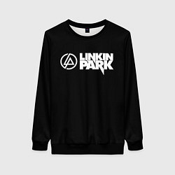 Свитшот женский Linkin park logo rock music, цвет: 3D-черный