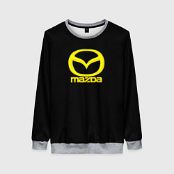 Свитшот женский Mazda yellow, цвет: 3D-меланж