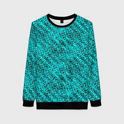 Женский свитшот Кристальный голубой текстура