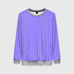 Женский свитшот Сиреневый однотонный в полоску