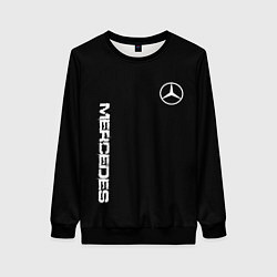 Женский свитшот Mercedes benz logo white auto