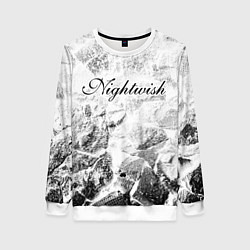 Свитшот женский Nightwish white graphite, цвет: 3D-белый