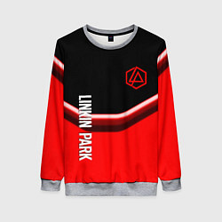 Женский свитшот Linkin park geometry line steel