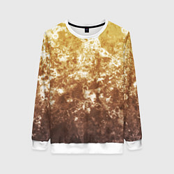 Женский свитшот Абстракция - yellow sad weather