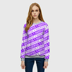 Свитшот женский Juventus pattern, цвет: 3D-меланж — фото 2