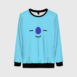 Свитшот женский BT21-Koya, цвет: 3D-черный