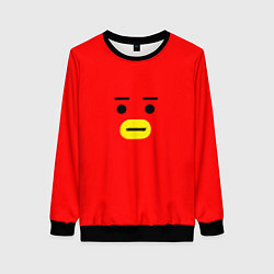 Свитшот женский BT21 Tata, цвет: 3D-черный