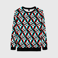 Женский свитшот Астралис глитч логотип