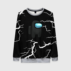 Женский свитшот Among us storm black