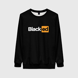 Свитшот женский Blacked, цвет: 3D-черный