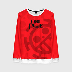 Свитшот женский One Piece Luffy Monkey D, цвет: 3D-белый