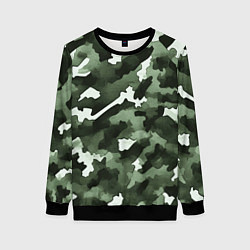 Женский свитшот Армейский зелёный камуфляж