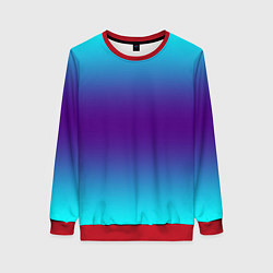 Женский свитшот Градиент из неона