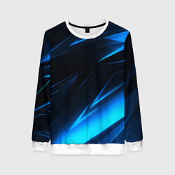 Женский свитшот Грани неоновые текстура